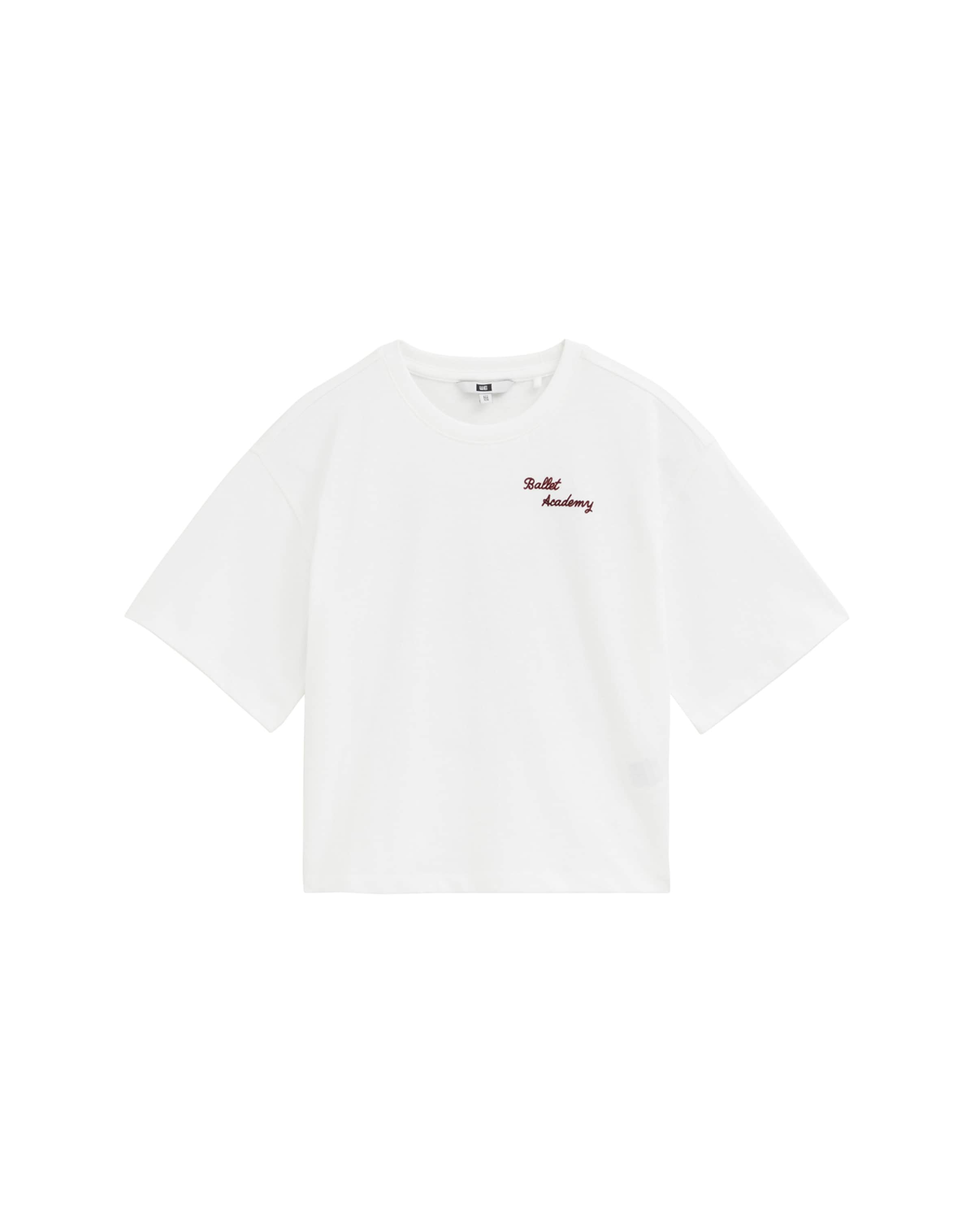 WE Fashion - Camiseta en blanco: frente