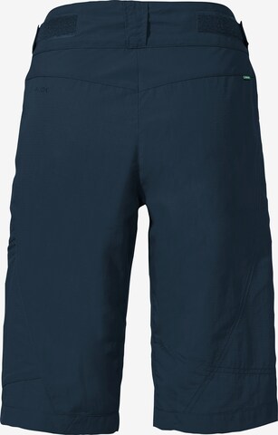 VAUDE Regular Workout Pants 'Tamaro II' in Blue