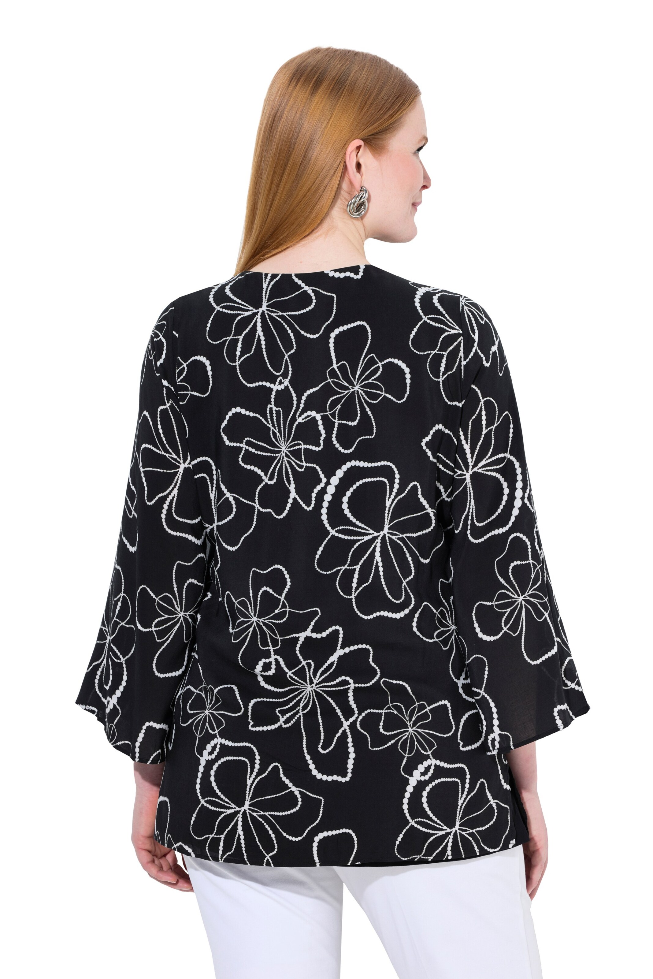 Ulla Popken Bluse in Schwarz