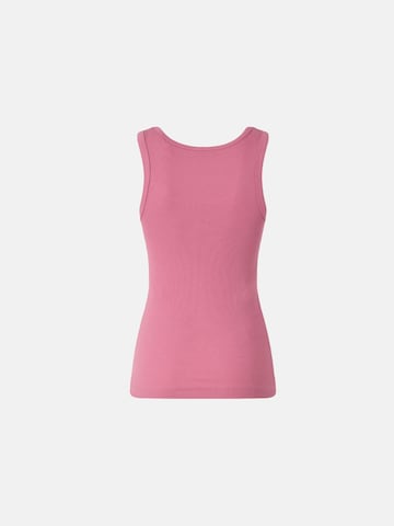 PINKO Top 'PINKO CALCOLATORE CANOTTIERA COSTINA COTONE LOGO METAL canotta' in Pink
