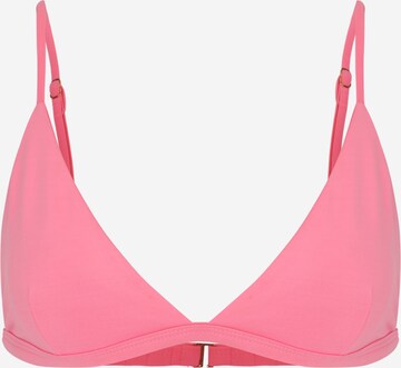 ReBirth Studios x Bionda Triangle Bikini top 'Melina' in Pink: front