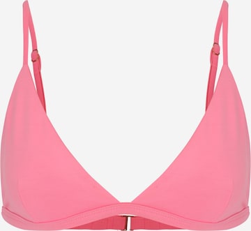 ReBirth Studios x Bionda Triangle Bikini Top 'Melina' in Pink: front