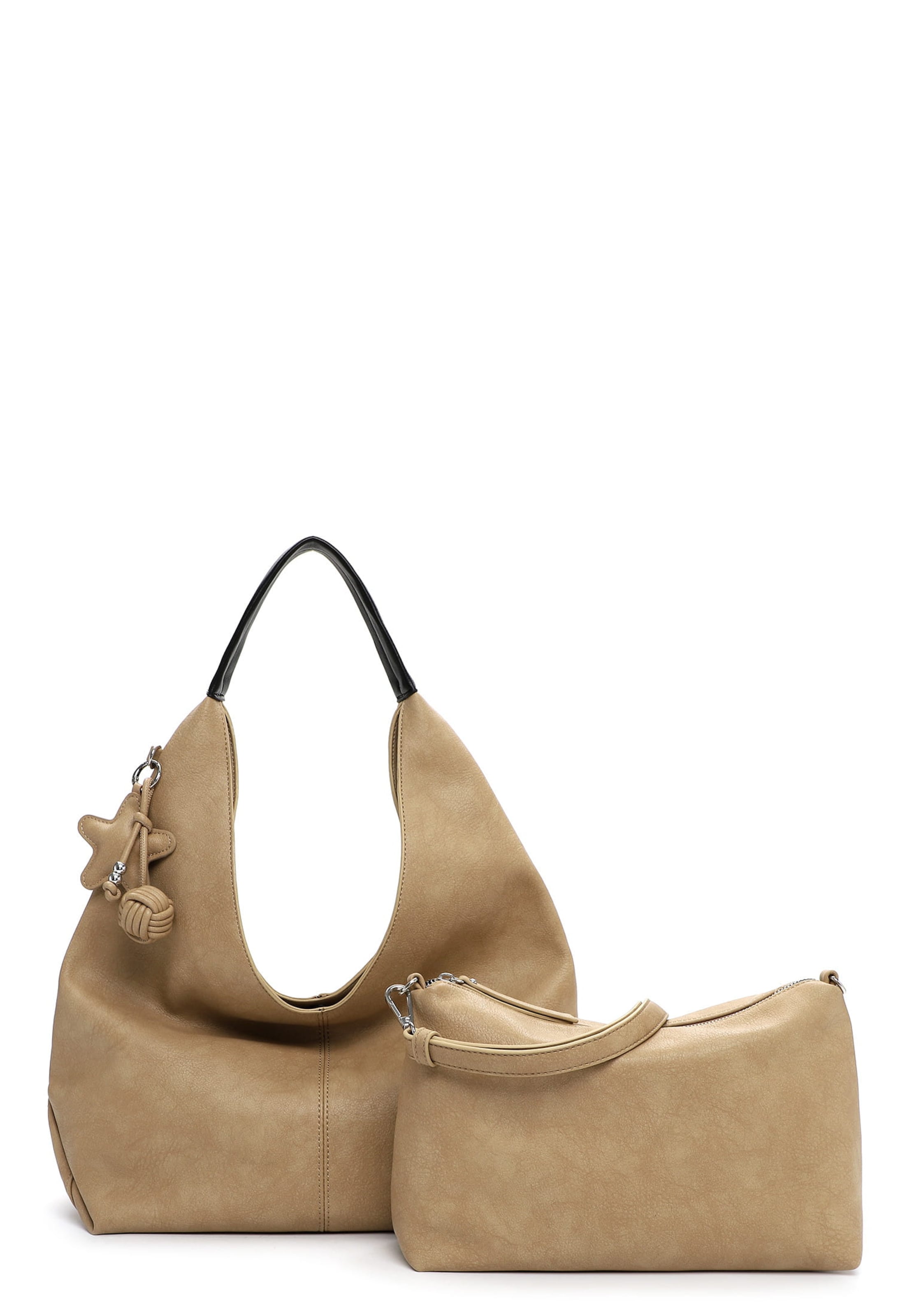 Emily & Noah Pouch 'Lari ' in Beige: front