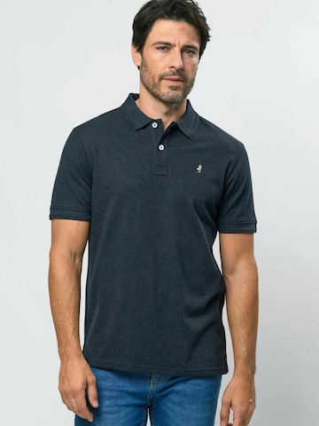 MCS Regular fit Button Up Shirt ' Bob ' in Blue: front