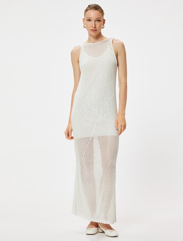 Koton Knitted dress in White: front