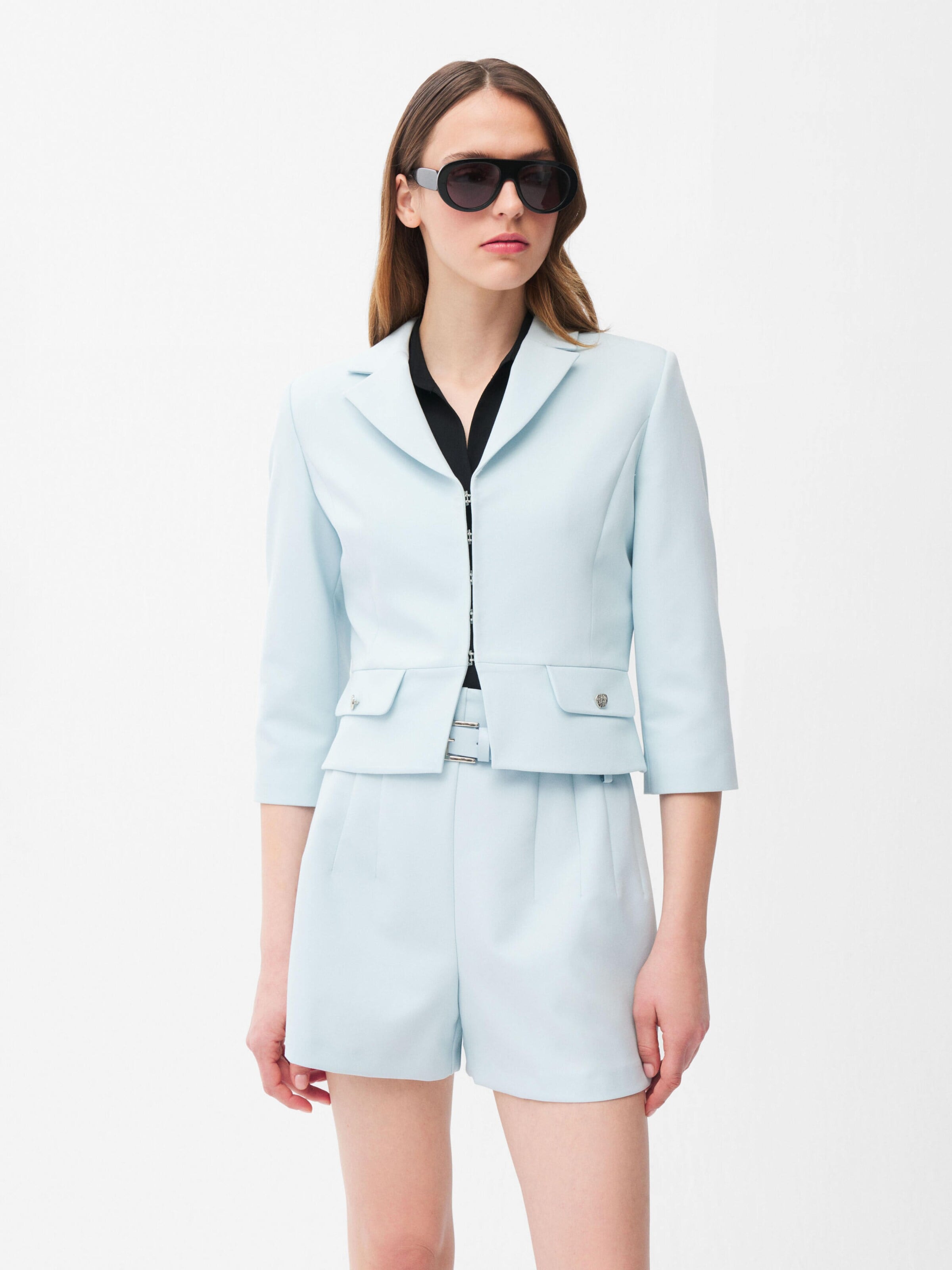 Blazer adl en bleu : devant