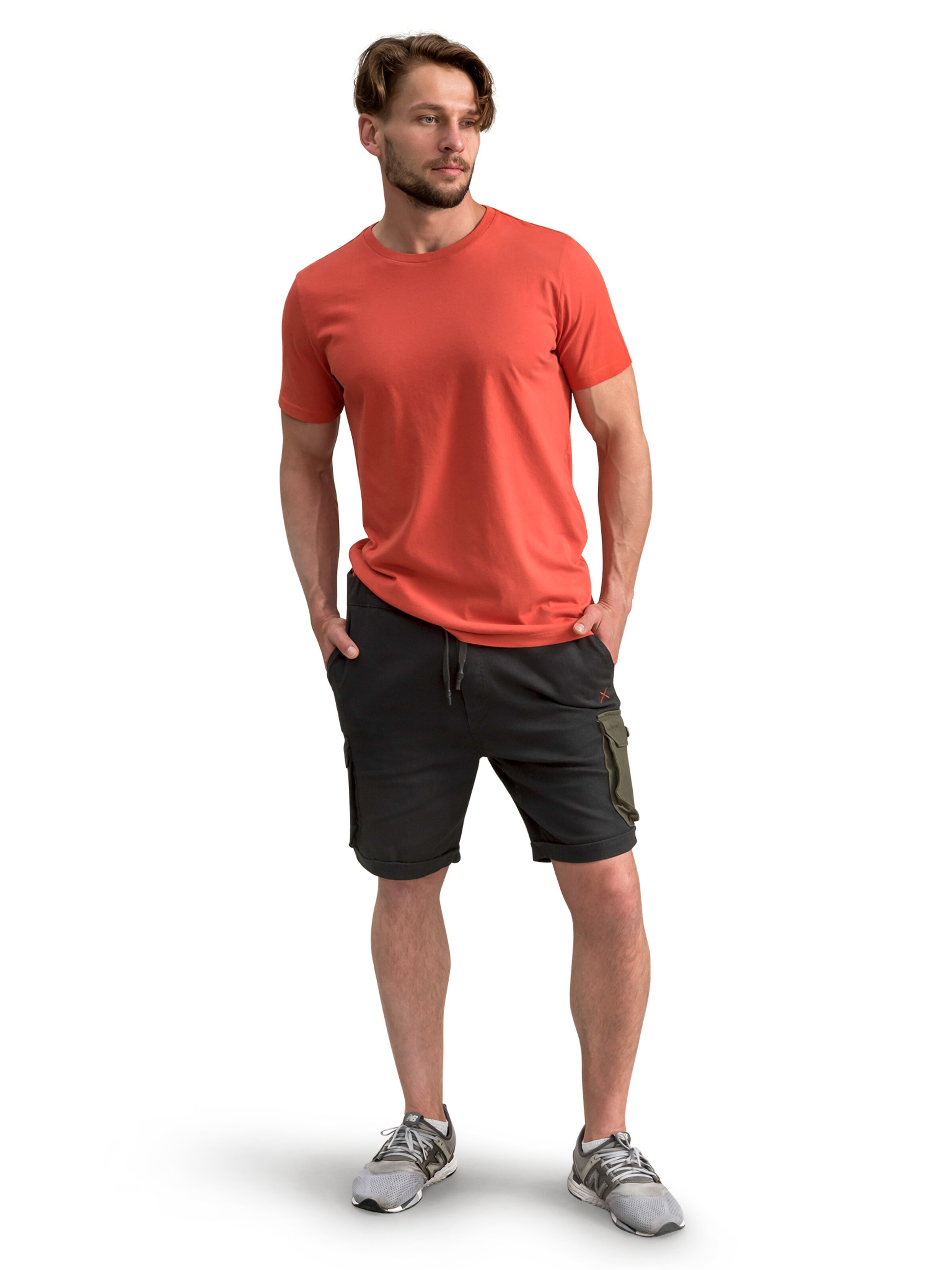 Regular Pantalon cargo 'Kout' Kaft en gris