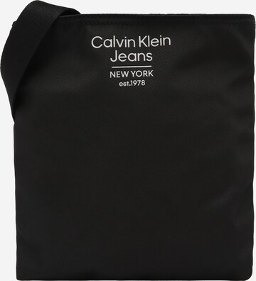 Borsa a tracolla di Calvin Klein Jeans in nero: frontale