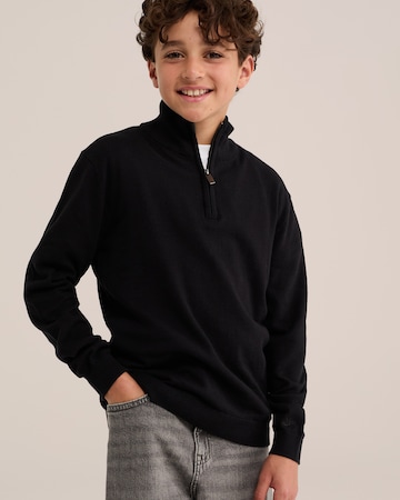 Pull-over WE Fashion en noir : devant