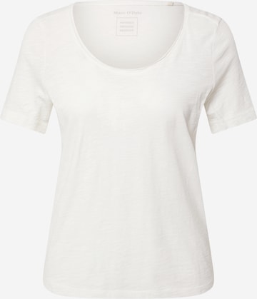 T-shirt Marc O'Polo en blanc : devant