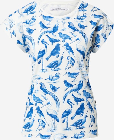 DEDICATED. T-shirt en bleu / blanc, Vue avec produit