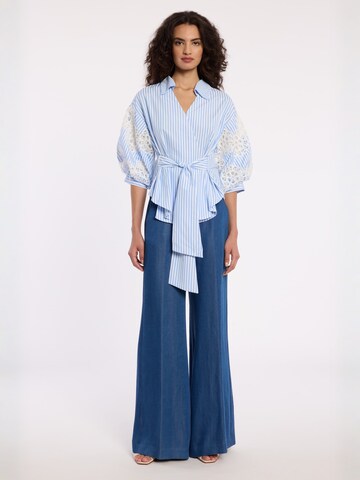 Chemisier 'Dovah' Ana Alcazar en bleu