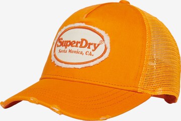 Superdry Cap in Orange: front