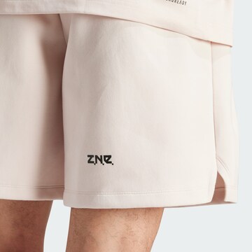 ADIDAS SPORTSWEARLoosefit Sportske hlače 'Z.N.E. Premium' - roza boja