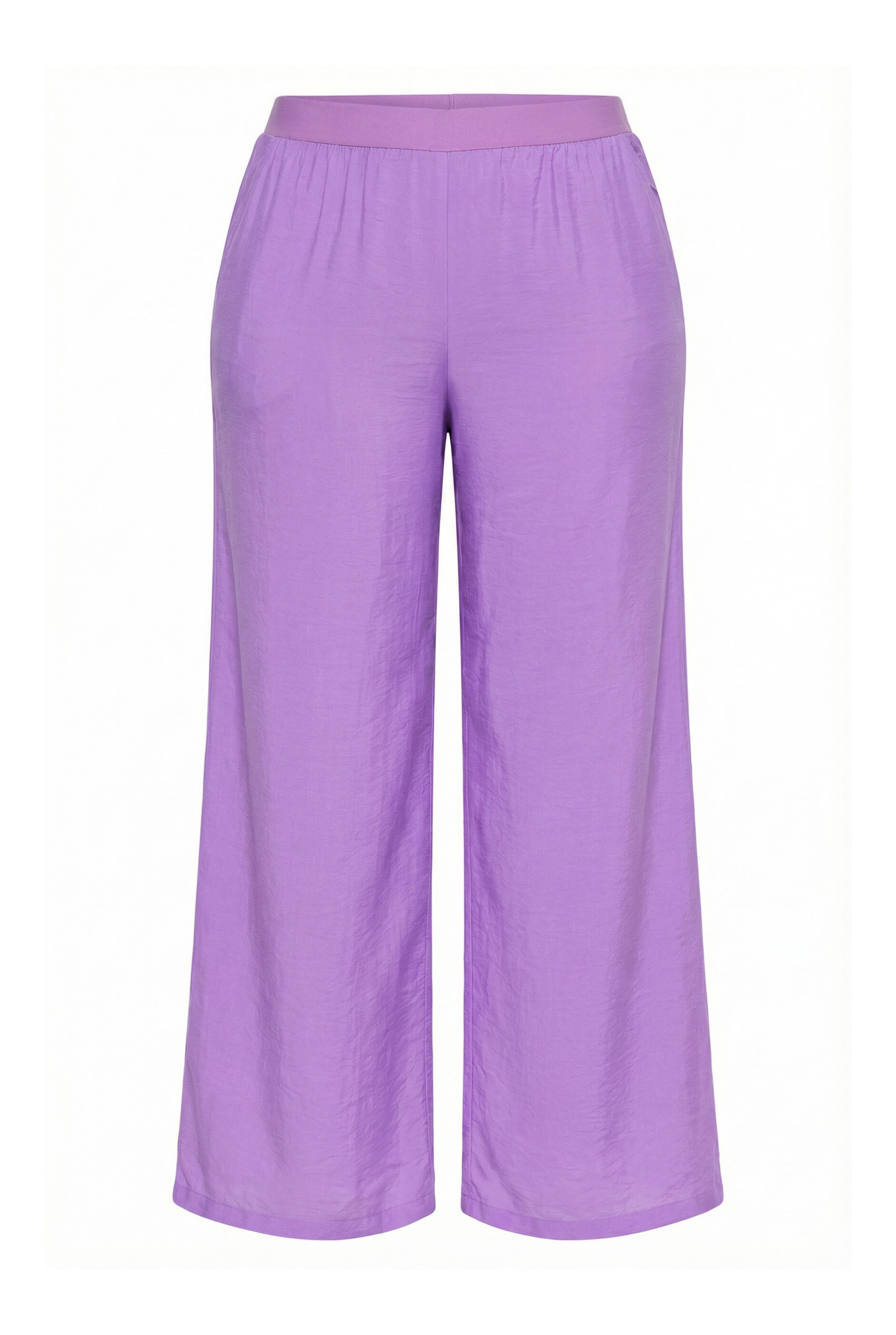 Ulla Popken Trousers in 42-44/Regular in Light purple, Item view