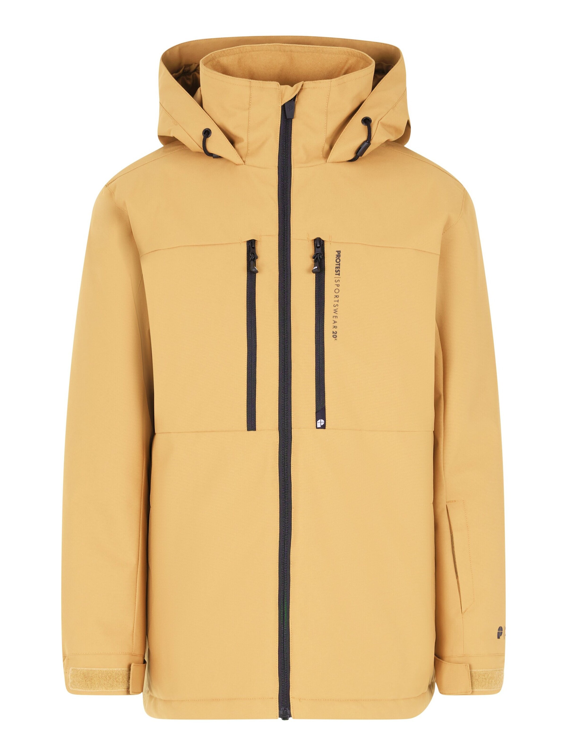 PROTEST Athletic Jacket 'PRTFLYNTY JR' in Yellow: front