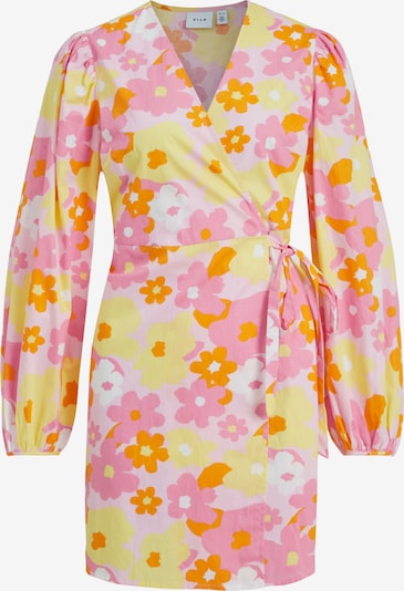 VILA Vestido 'UNIA' en amarillo / naranja / rosa / rosa, Vista del producto