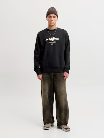 JACK & JONES - Camiseta deportiva 'JCOCLUB BRANDING' en negro