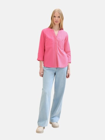 TOM TAILOR Bluse in Pink