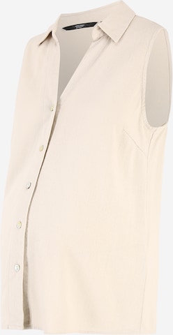 Vero Moda Maternity Blus 'MYMILO' i beige: framsida