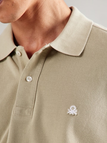 UNITED COLORS OF BENETTON Regular Fit Poloshirt in Beige