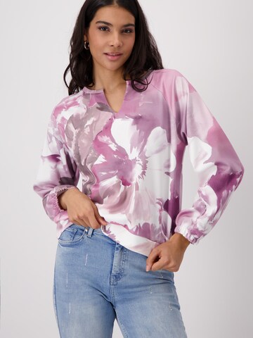 monariSweater majica - roza boja: prednji dio