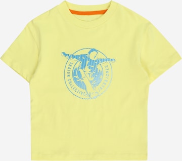 Tricou de la Jack & Jones Junior pe galben: față