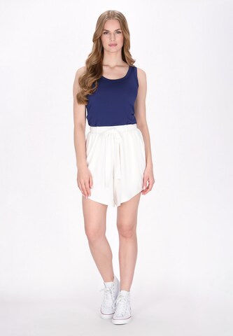 Loosefit Pantalon DreiMaster Maritim en blanc