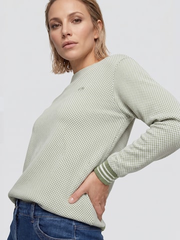 Olsen Sweatshirt 'Cora' in Grün: Seite