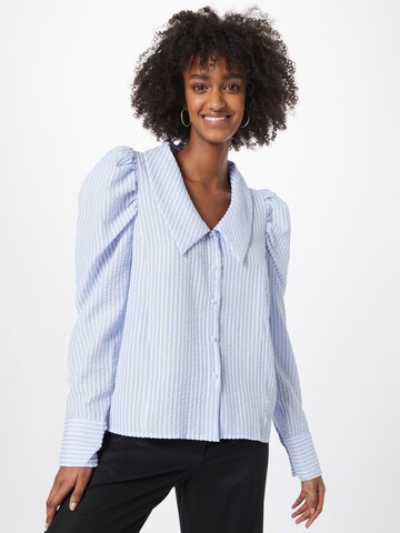 NÜMPH Blouse 'NINNA' in Blue: front