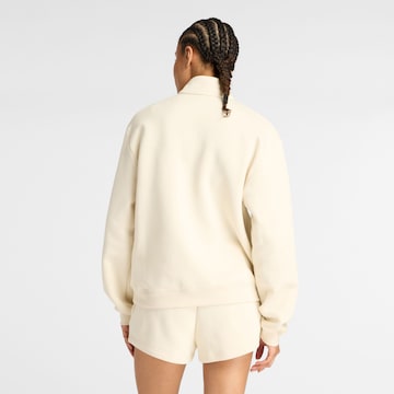 new balance Trui 'Reimagined Fleece Half Zip' in Beige
