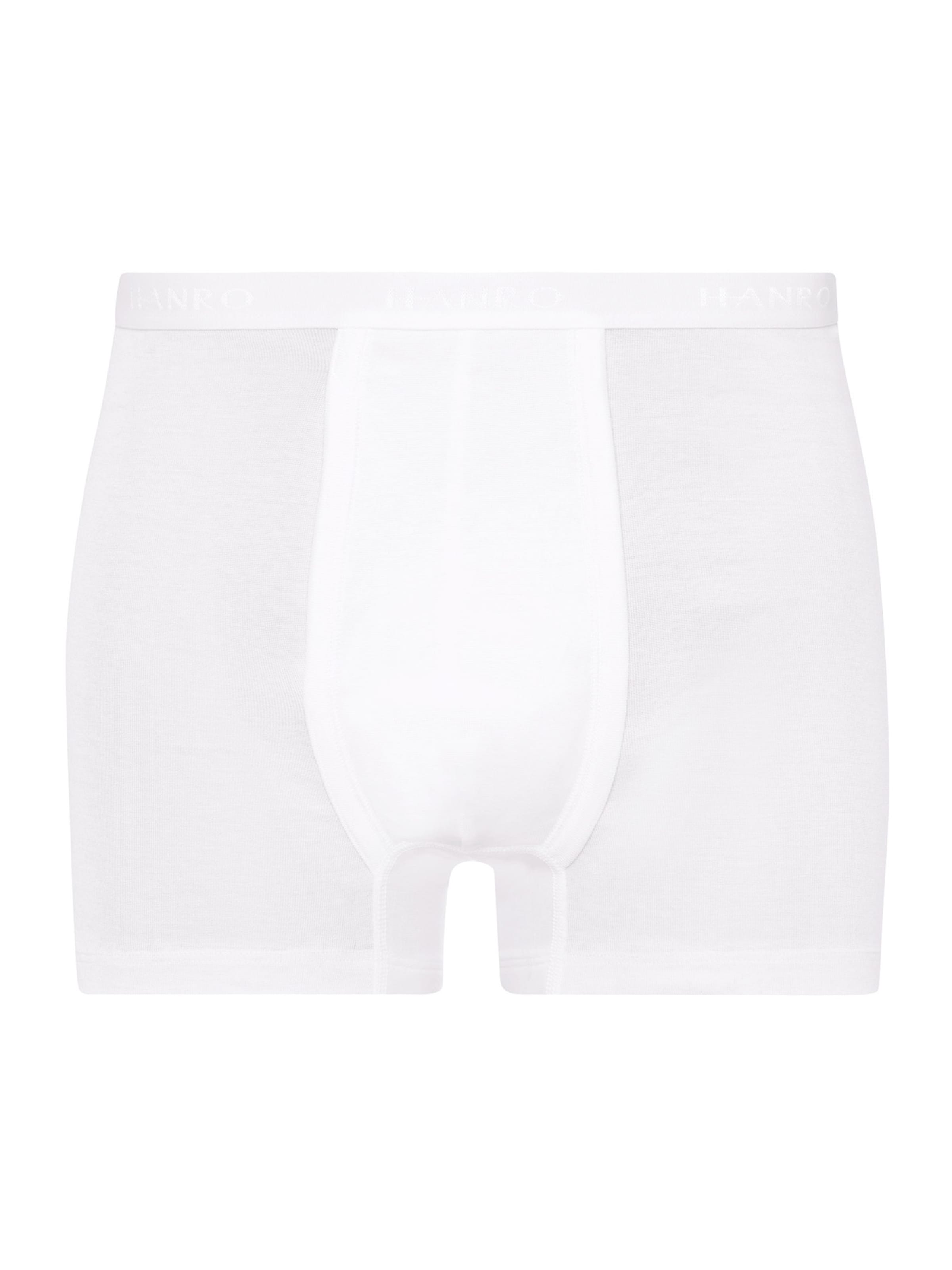 Hanro Boxer shorts ' Cotton Pure ' in White: front