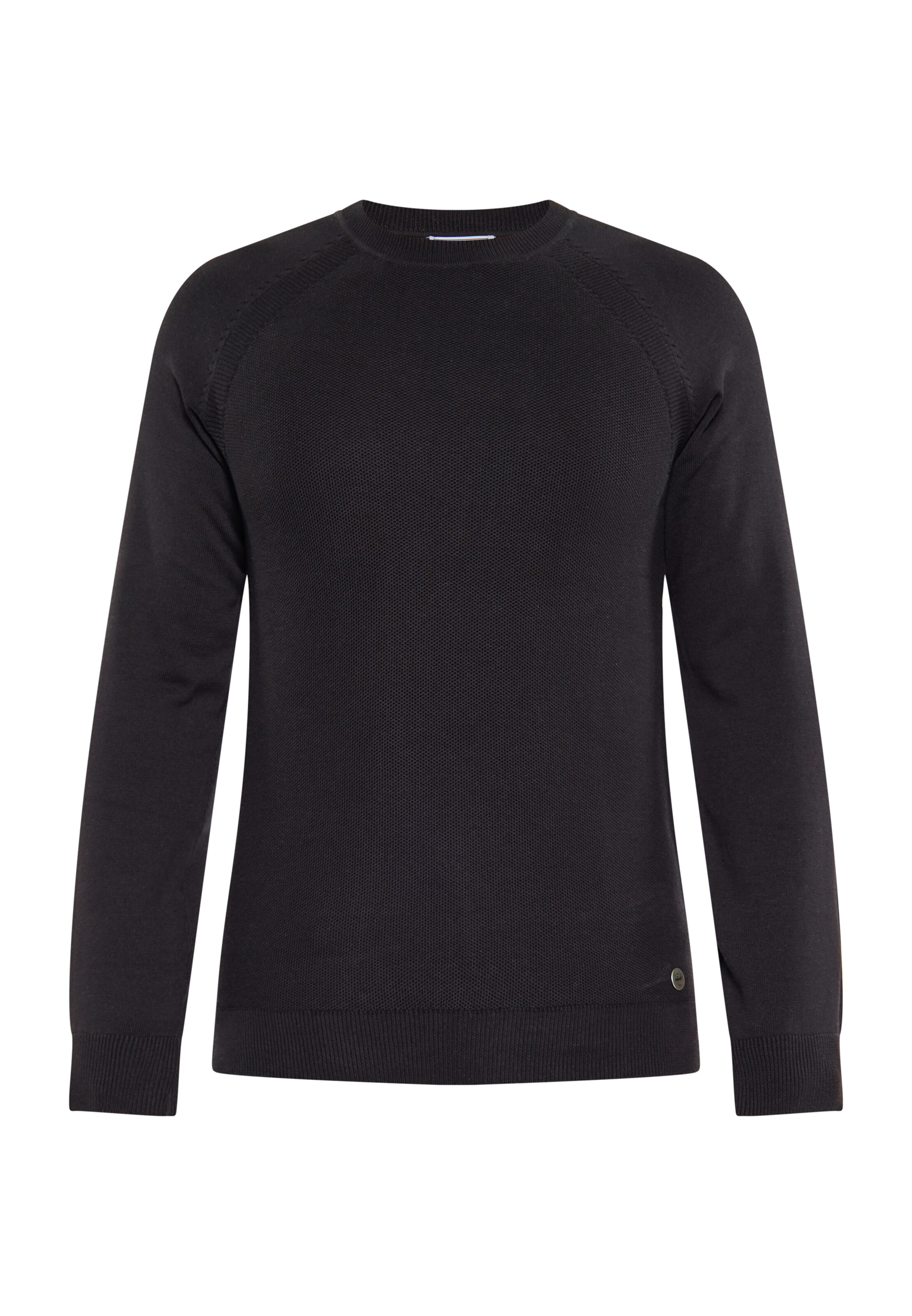 DreiMaster Maritim Pulover | črna barva: sprednja stran