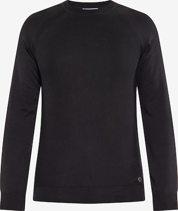 Pull-over DreiMaster Maritim en noir : devant