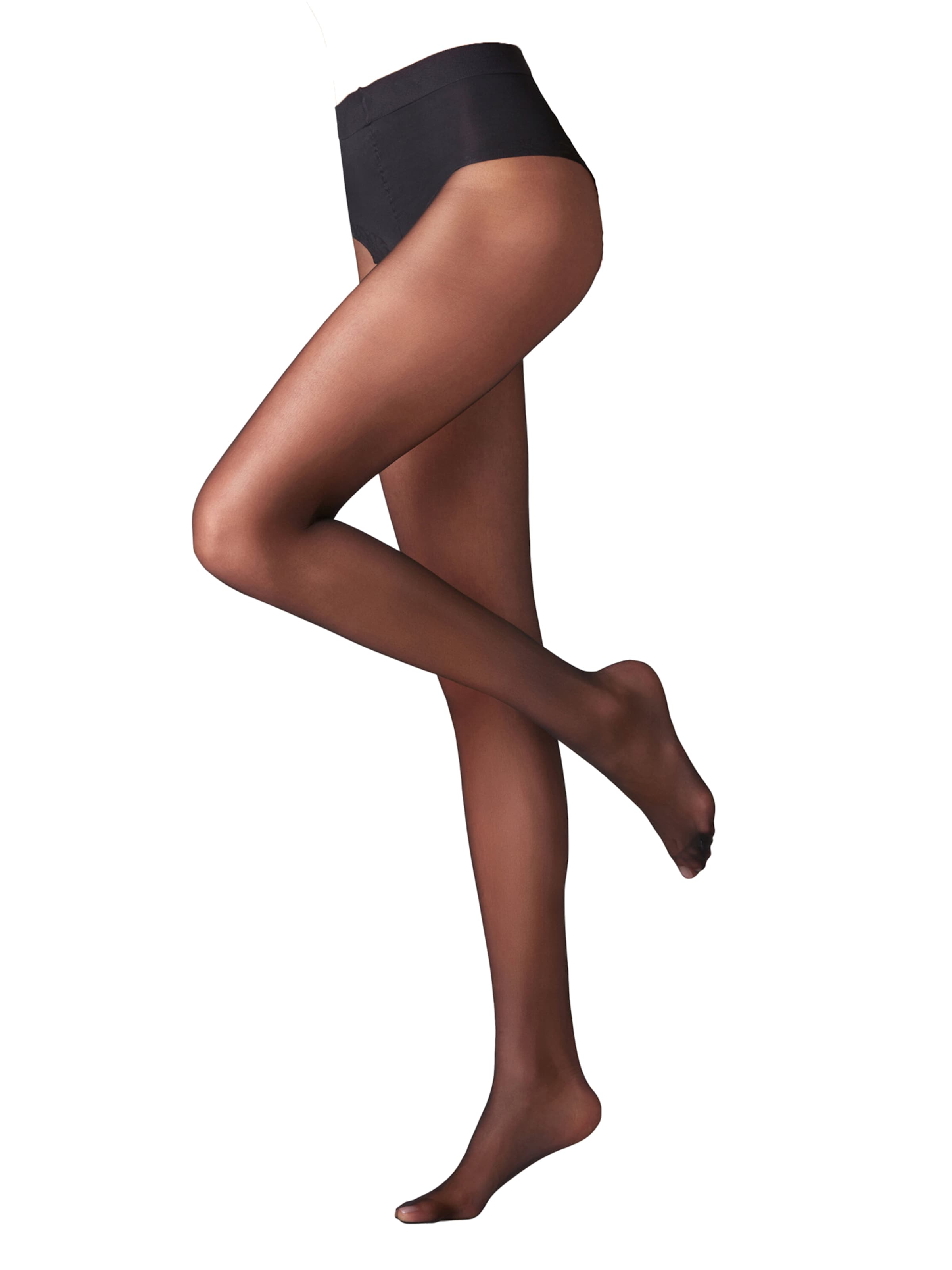 FALKE Nylonstrumpbyxa i svart: framsida