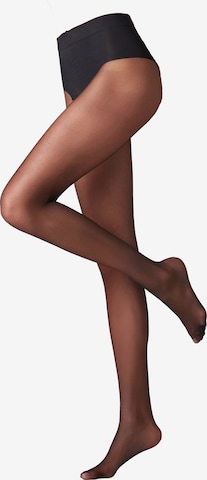 FALKENajlonske hulahopke - crna boja: prednji dio