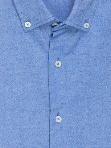 Ramsey Regular fit Zakelijk overhemd in Blauw