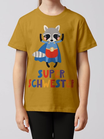 watabout.kids Shirt 'Superschwester' in Geel