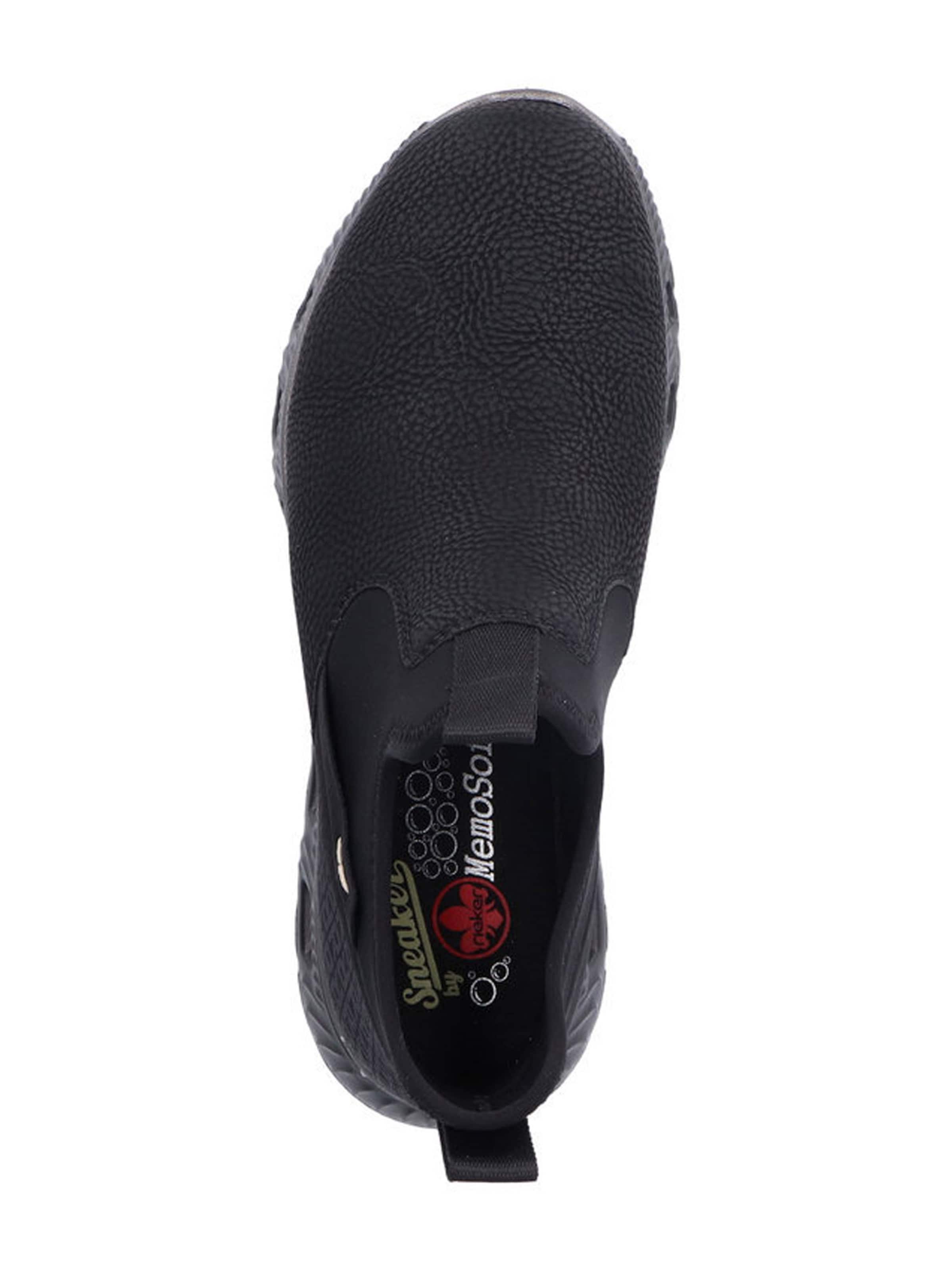 Rieker Trampki slip on w kolorze czarny