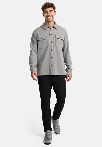 Fit confort Chemise 'Nello' INDICODE JEANS en gris