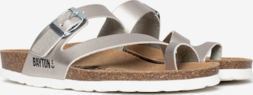Bayton T-bar sandals 'Biscaye' in Silver