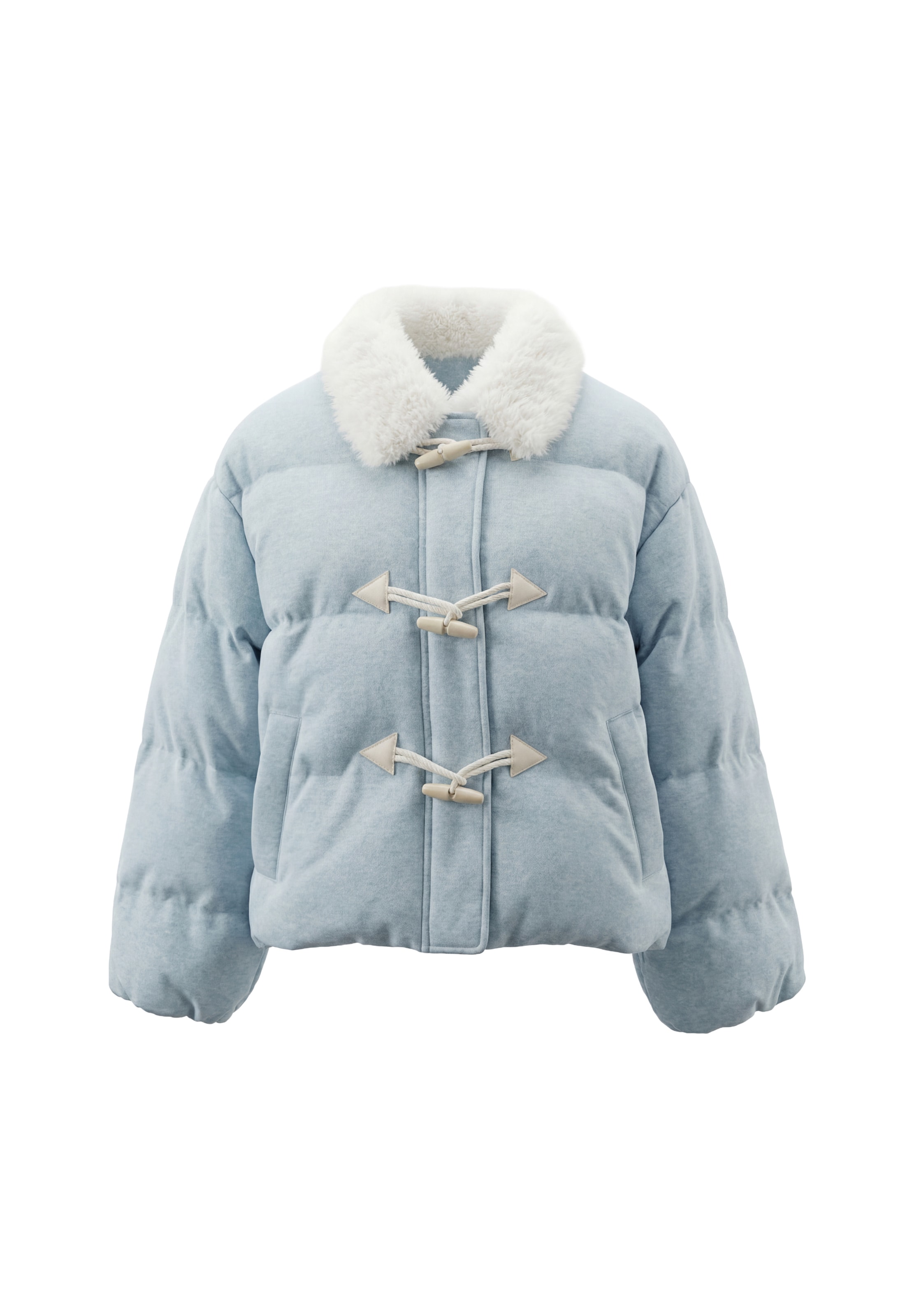 Veste d’hiver MYMO en bleu : devant