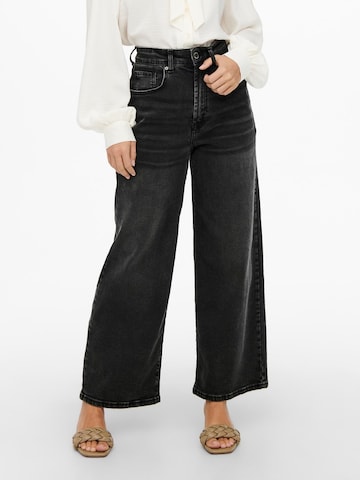 Only Petite Jeans 'Inc Hope' in Black: front