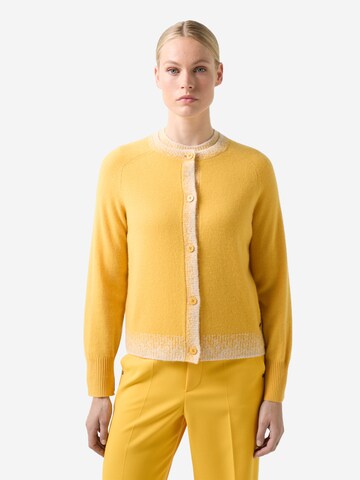 BOGNER Knit cardigan 'Lauren' in Yellow: front