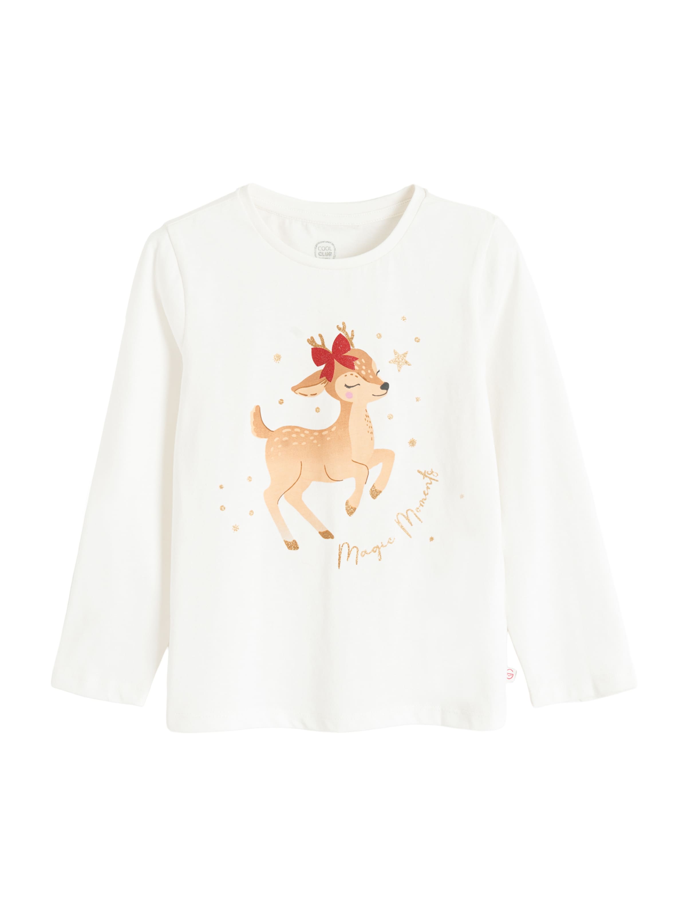 Tricou de la Cool Club pe alb: față