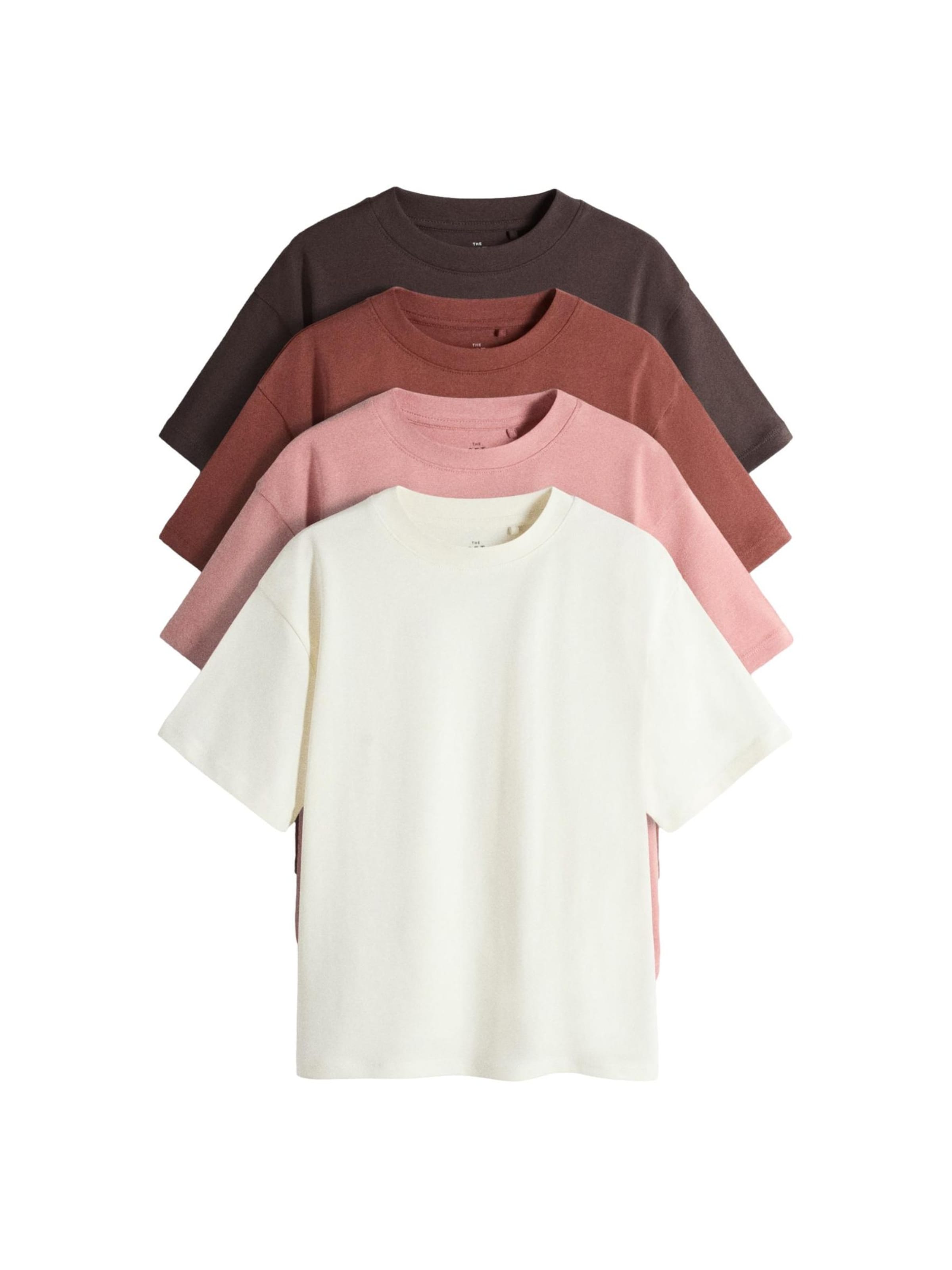 The Set Shirt in Beige: voorkant
