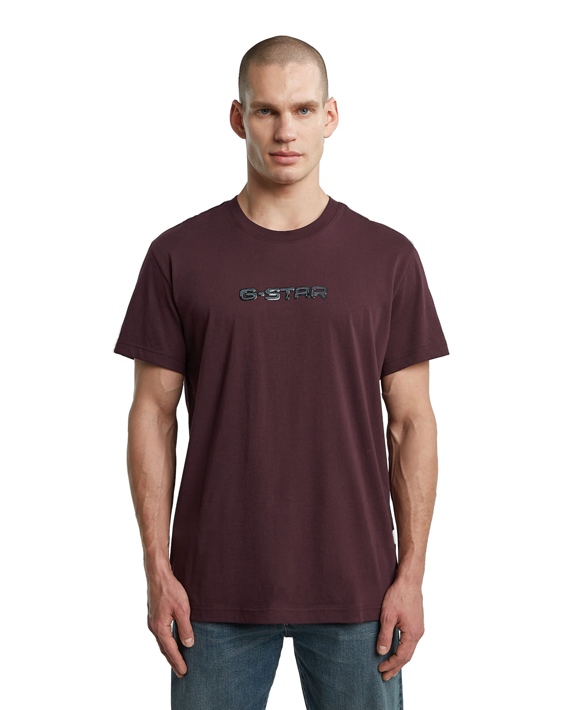 G-STAR Shirt in Rood: voorkant