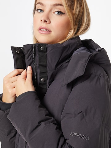 Superdry Zimný kabát - Čierna