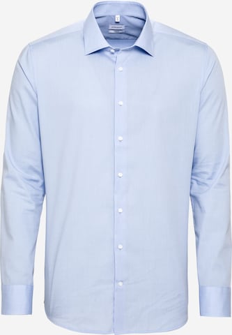 Coupe slim Chemise business SEIDENSTICKER en bleu : devant