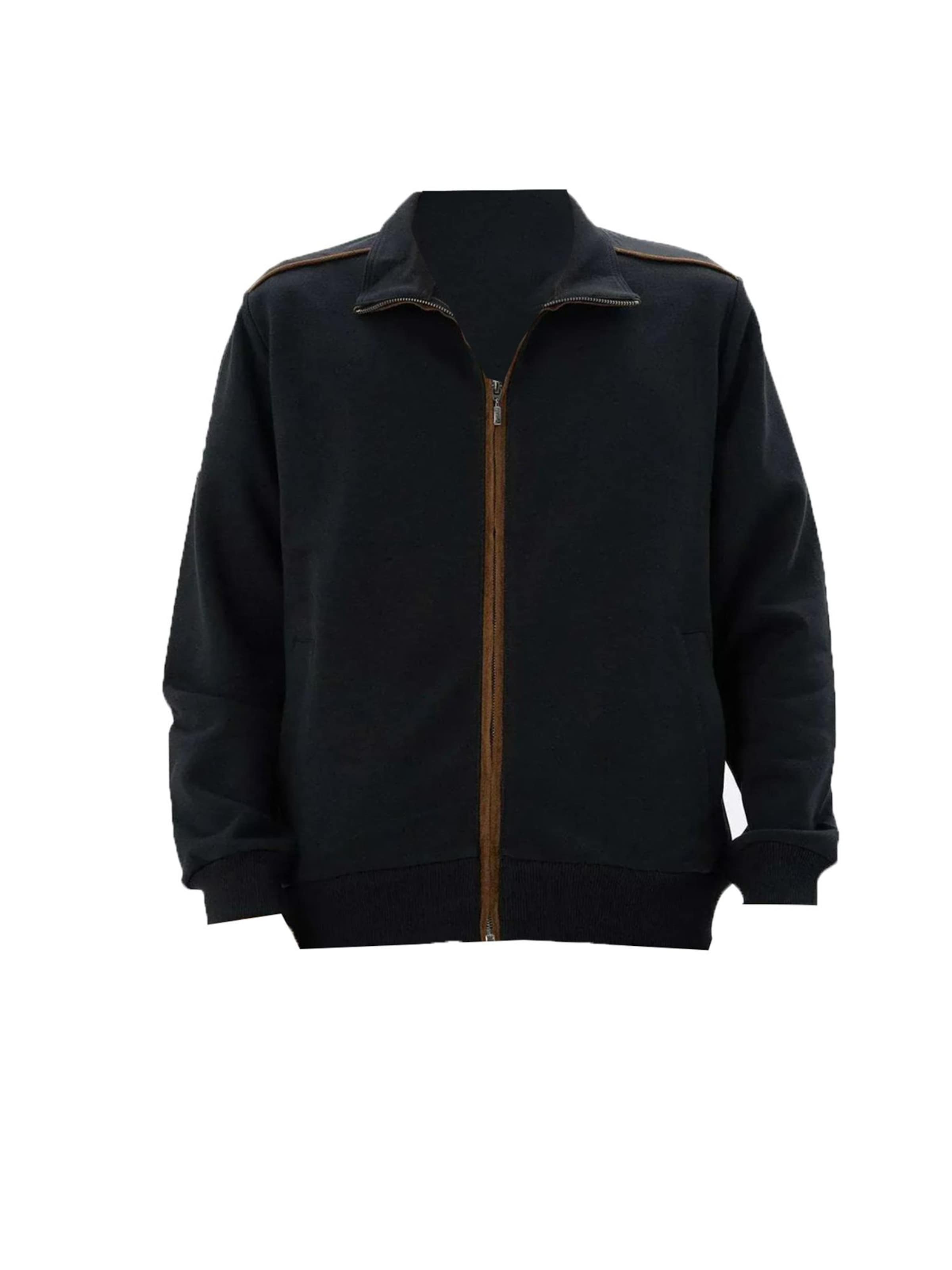 Arma Knit Cardigan in Black: front